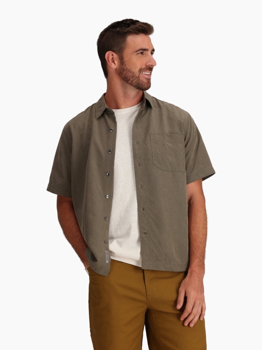Royal Robbins Desert Pucker Dry S/S Relaxed Hiking/Outdoors  XL Green gorpcore